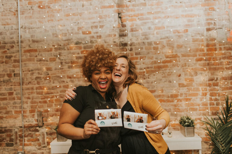 Sara Alepin & friend collaborating for business!
